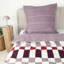 TOM TAILOR Bettwäsche Bold Check Mauve/Pflaume/Weiß 100% Baumwolle Bild 1