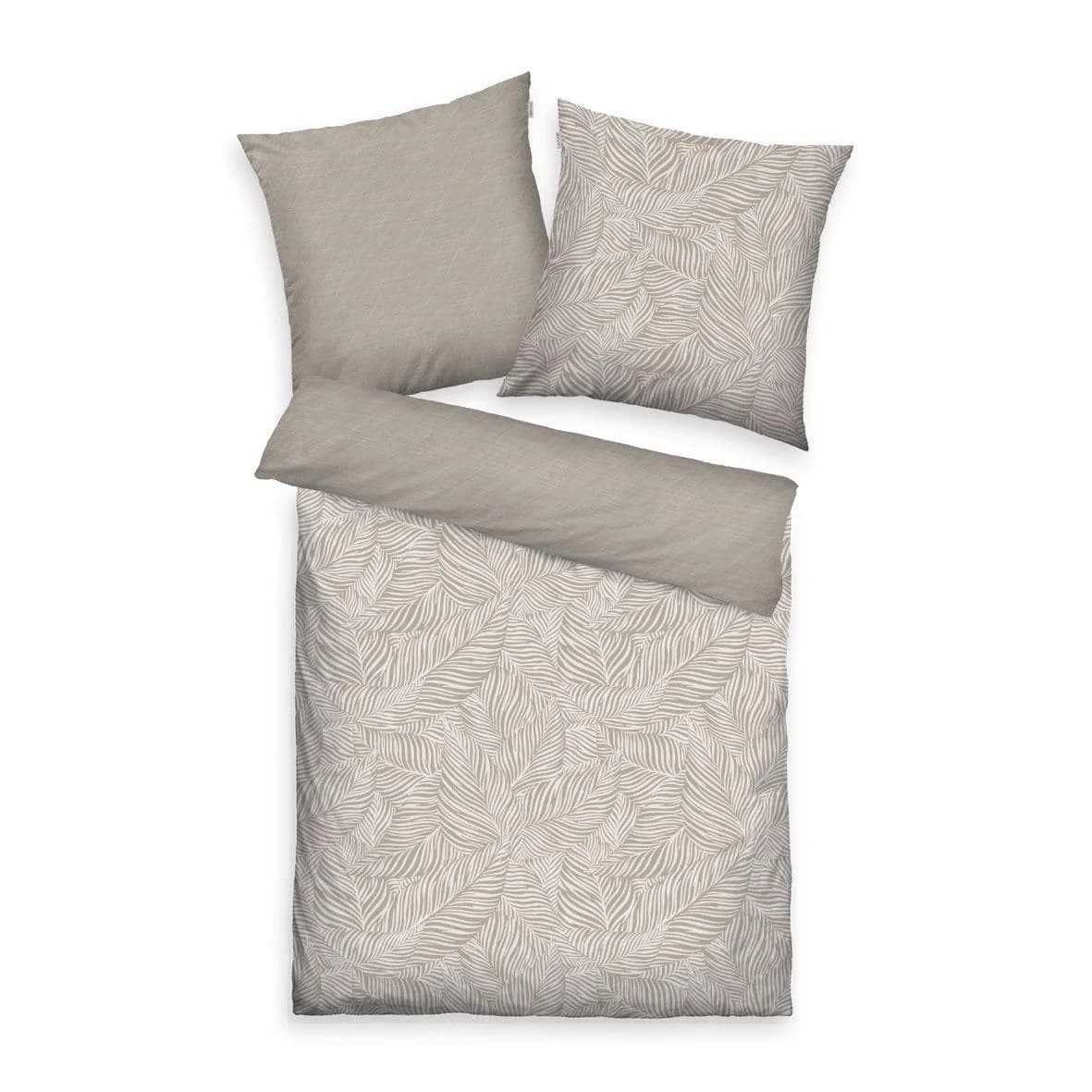 Bettwäsche TOM TAILOR Satin Nature & Off White