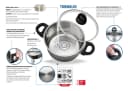 ELO BASIC Kasserolle Turmalin Grau Edelstahl 1,2L Induktion Bild 1