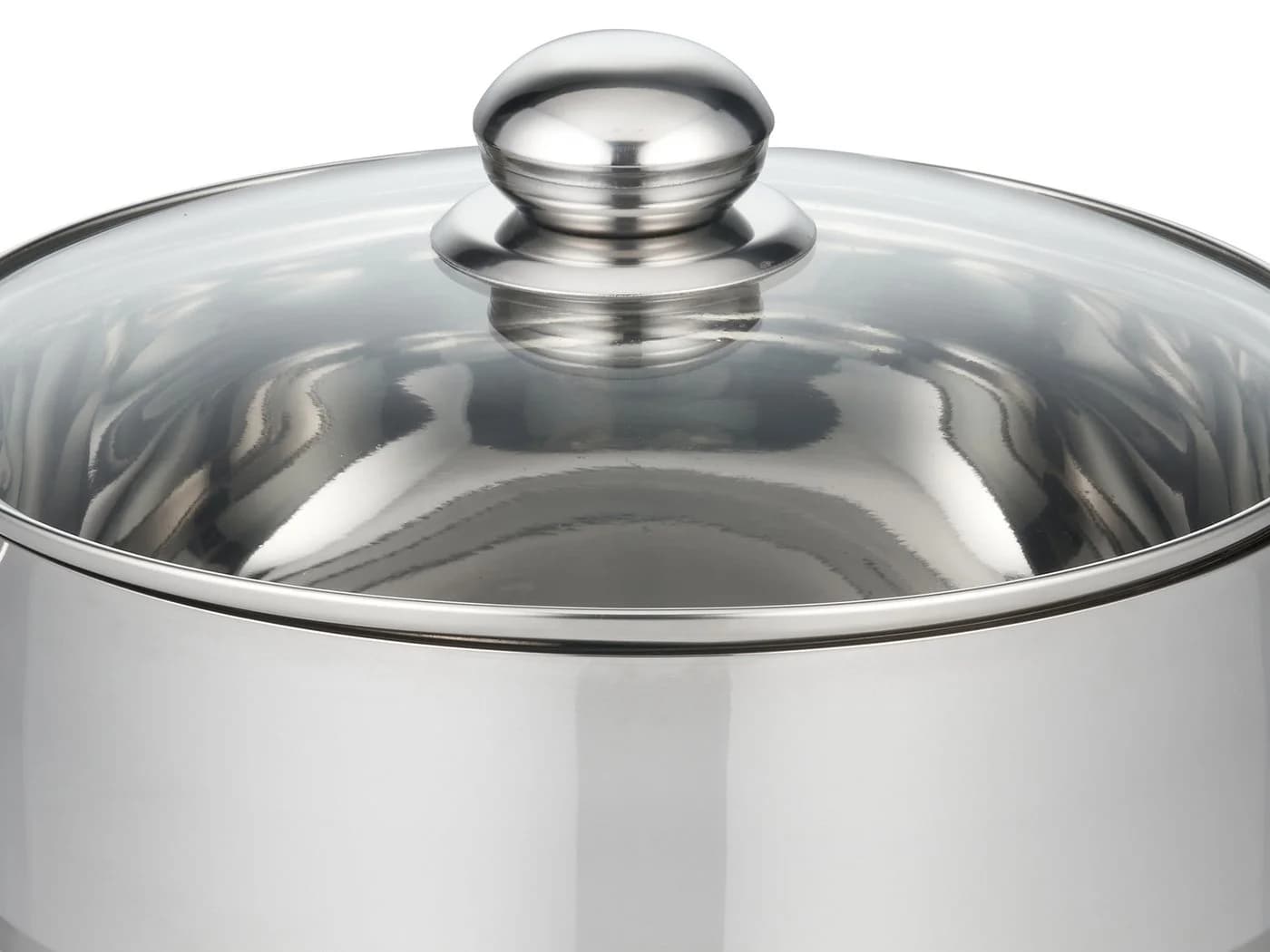 ELO Basic Dampfgartopf Brillant Silber 18 cm Glasdeckel Induktion - Bild 5