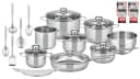 Topf-Set ELO BASIC 'Prima Tavola' 20-teilig Edelstahl Bild 2