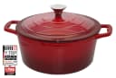 ELO Gusseisen Kochtopf 26 cm Kirschrot Emaille Bild 2