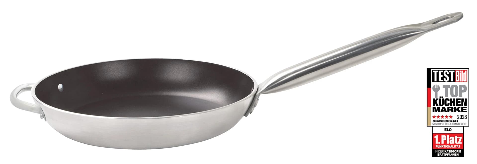 Bratpfanne ELO "Bistro Line" Silber Antihaftversiegelung