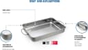 Elo Basic Auflaufform Edelstahl Silber Bild 1