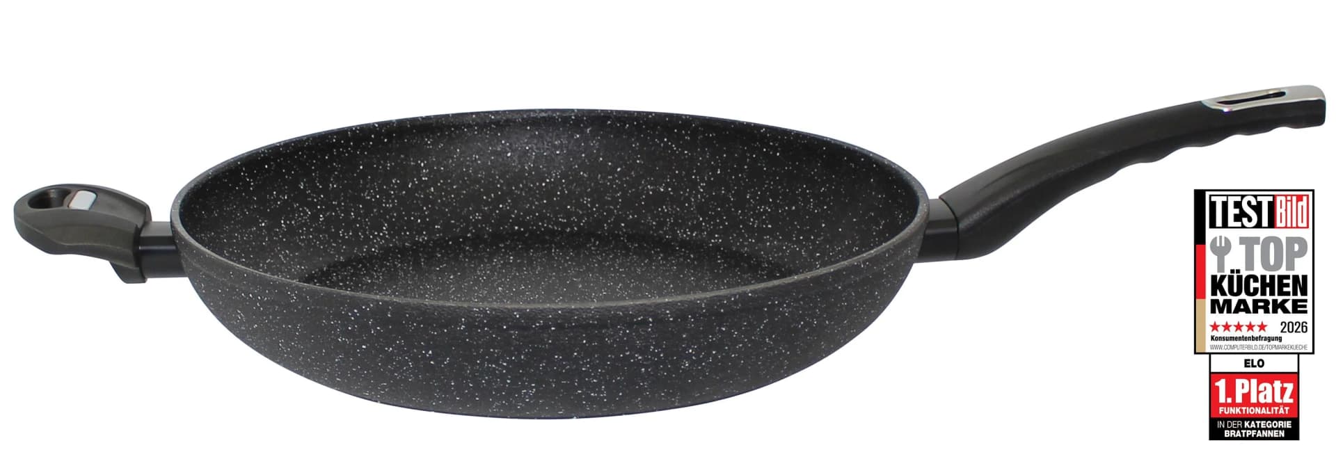 ELO Granit Evolution Bratpfanne 32cm Schwarz Induktion
