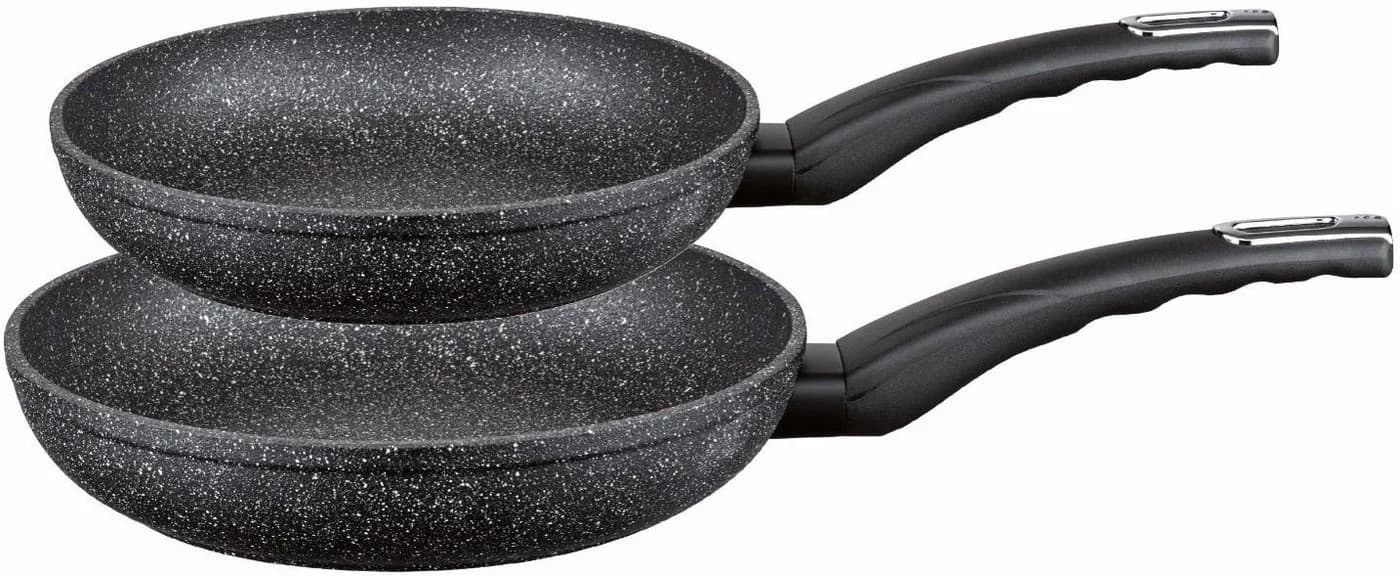 Elo Pfannen-Set Granit Evolution 2-tlg. Aluminium Schwarz Induktion
