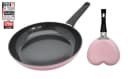 ELO BASIC Bratpfanne Rosé mit Antihaftbeschichtung und Mini-Herzpfanne Bild 2