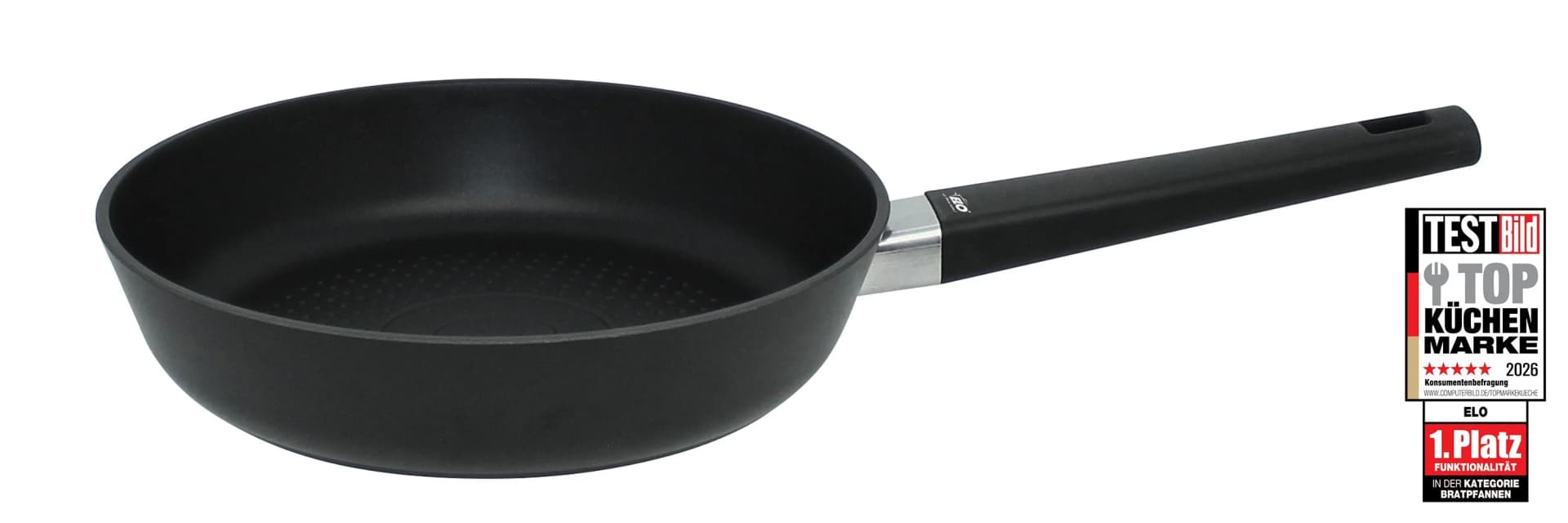 Bratpfanne ELO Smart Wave Schwarz Antihaftbeschichtung Induktion