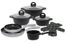 Topf-Set ELO 'Black, Ducato' - 5-teiliges Kochgeschirr Set Bild 1