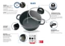 Topf-Set ELO 'Black, Ducato' - 5-teiliges Kochgeschirr Set Bild 3