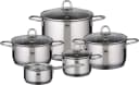 Topf-Set ELO Rubin 9-teilig Edelstahl Silber Induktion Bild 1