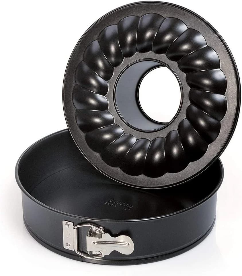Kaiser Classic Springform mit Rohrboden 26cm Schwarz