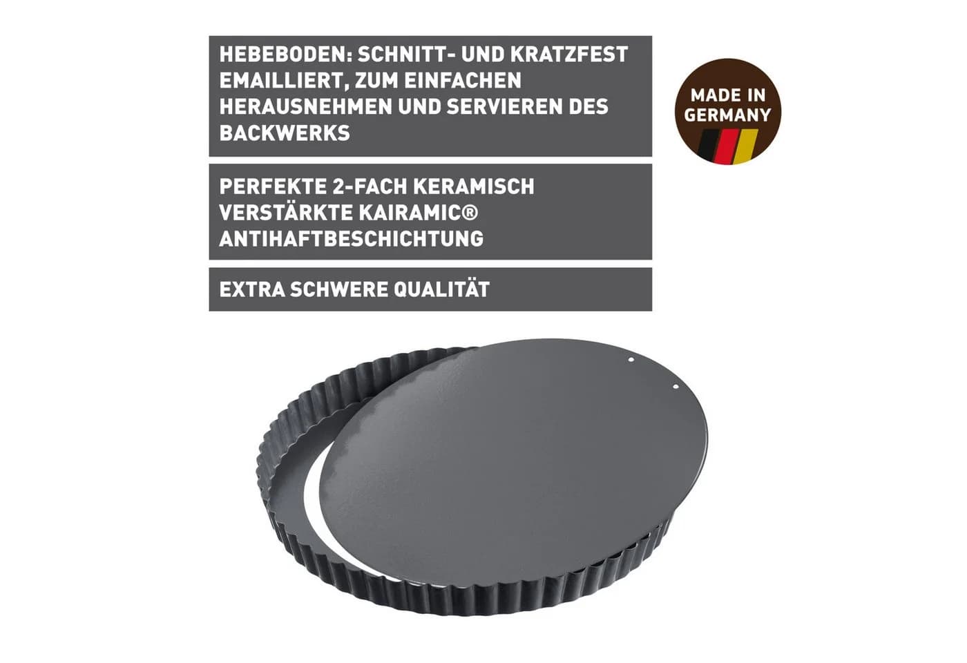 Kaiser Backform La Forme Plus 28 cm Stahl Antihaftbeschichtet