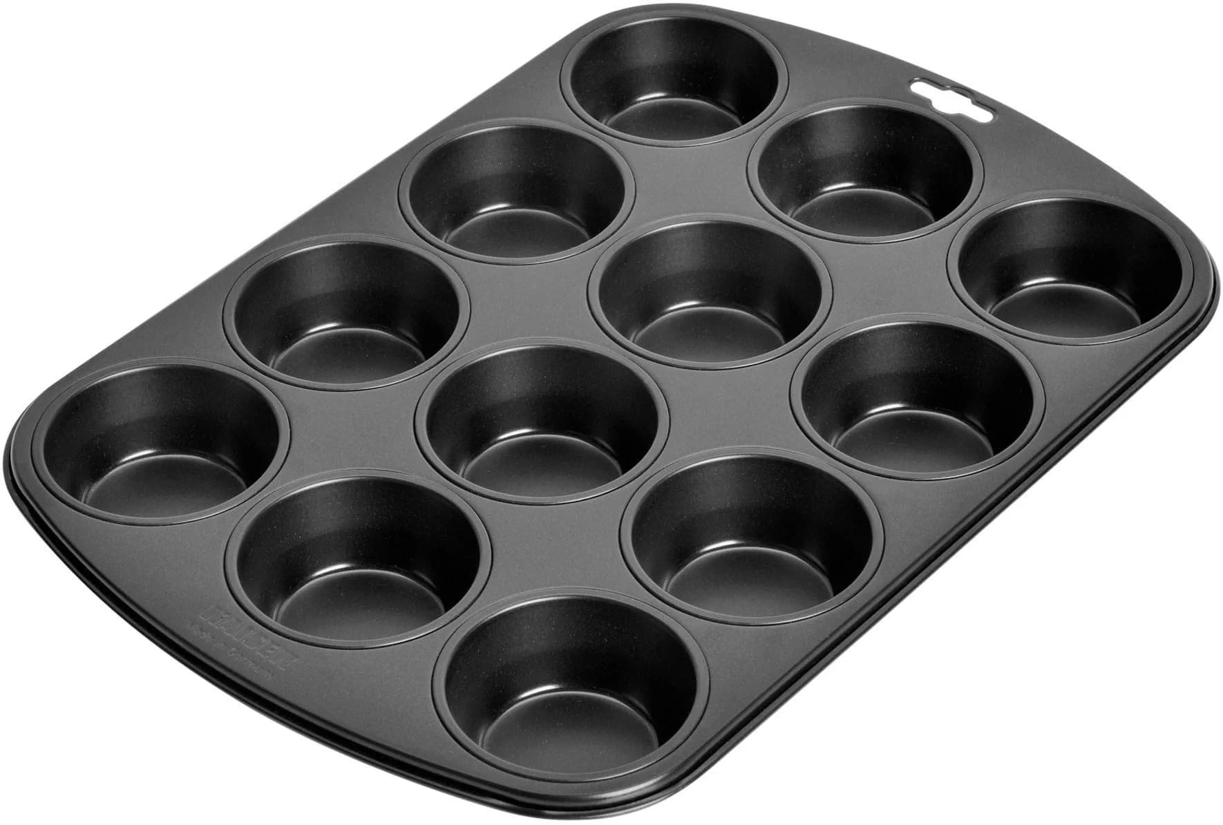 Muffinform KAISER BACKFORMEN Inspiration Schwarz Stahlblech 12 Muffins