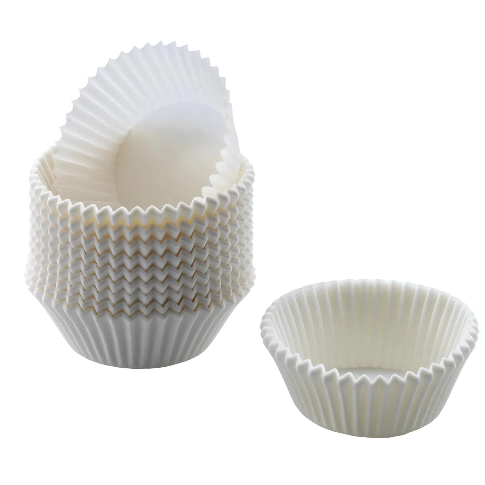 Kaiser Mini Muffin Papierbackform Weiß