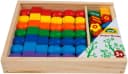 Kreativset LENA Super Beads Holzfädelperlen Bunt Bild 2