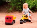 LENA® GIGA TRUCKS Muldenkipper Bunt Spielzeugfahrzeug Bild 4