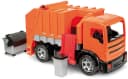 LENA GIGA TRUCKS Müllwagen Orange Grau Schwarz Spielzeugfahrzeug Bild 3