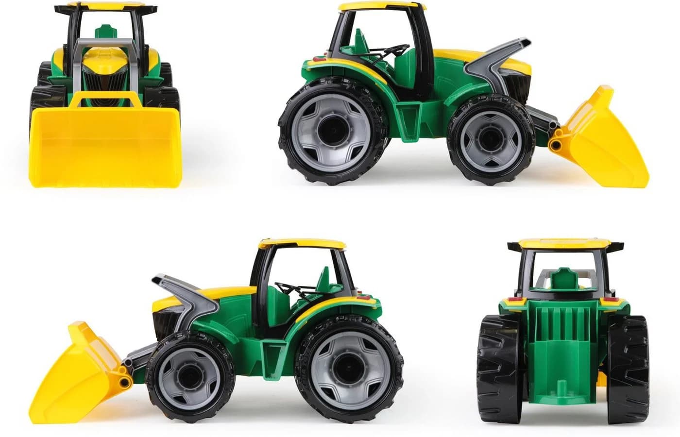 LENA® Spielzeug-Traktor Giga Trucks Frontlader Grün/Gelb