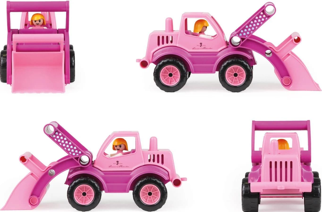 Lena Spielzeug Radlader Prinzessin Rosa Glitzer Made in Europe - Bild 3