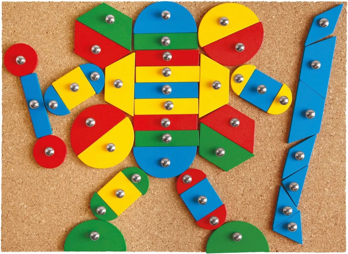 LENA Hammerspiel Bunt - Kunststoff Spielzeug für Kinder ab 3 Jahren