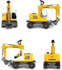 LENA Worxx Spielzeug-Bagger Liebherr Compact A918 Litronic Gelb Bild 3