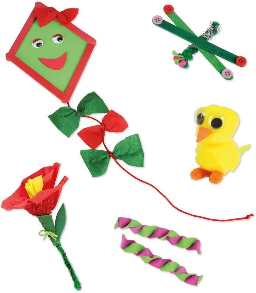 LENA® Bastelkoffer Jumbo 800 Teile Bunt Kreativset - Bild 5