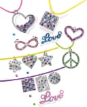LENA® Metal Jewelry Crystal Gem - Bunter Kreativset für Kinder Bild 3