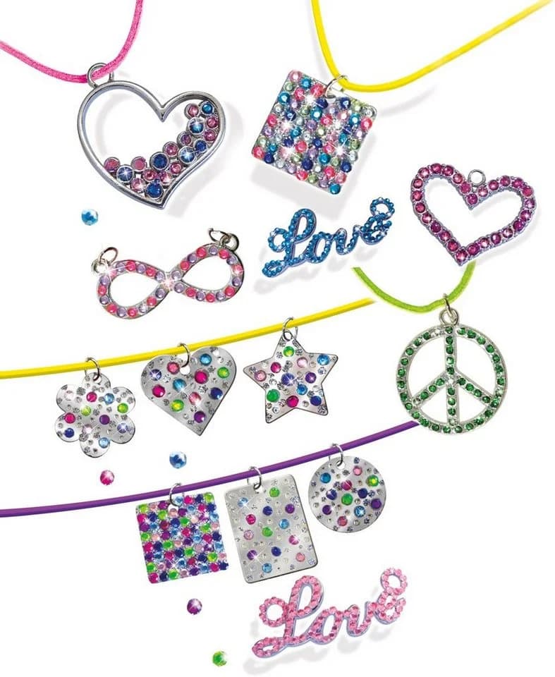 LENA® Metal Jewelry Crystal Gem - Bunter Kreativset für Kinder - Bild 3