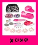 LENA Kreativset Mani-Pedi Nail Salon Bunt 4-in-1 mit Design-Drucker Bild 3