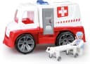 LENA Truxx Spielzeug-Krankenwagen Rot/Weiß mit Zubehör Bild 2