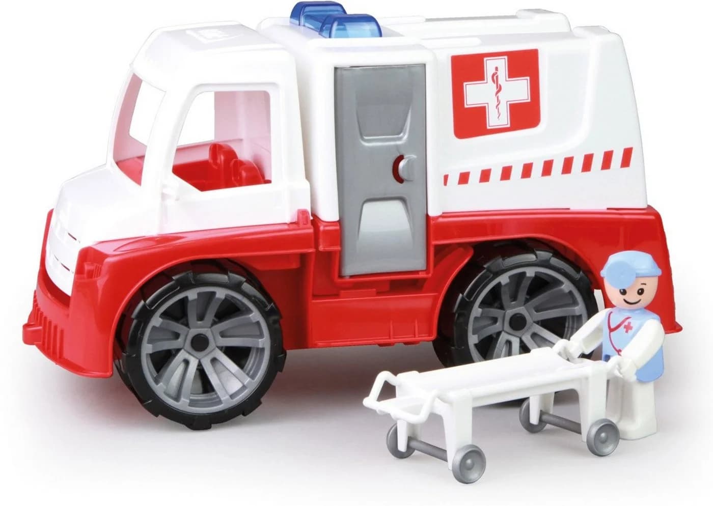LENA Truxx Spielzeug-Krankenwagen Rot/Weiß mit Zubehör - Bild 2