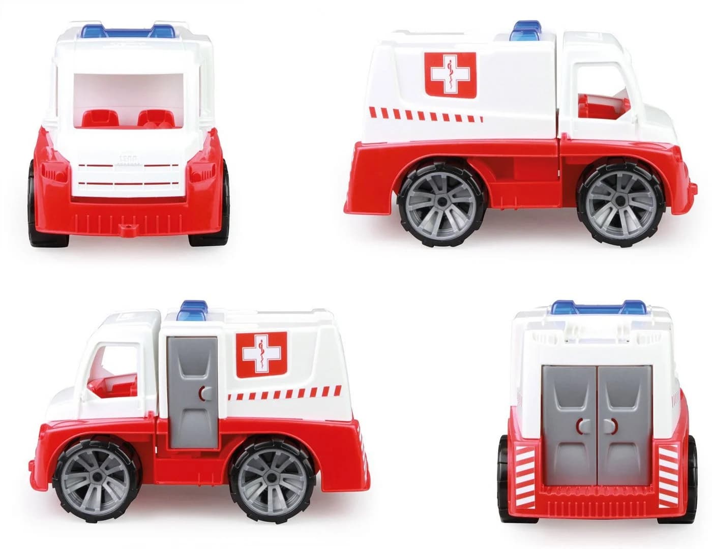 LENA Truxx Spielzeug-Krankenwagen Rot/Weiß mit Zubehör - Bild 5
