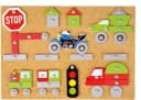 LENA® Hammerspiel Fahrzeuge Bunt - Kreativspiel für Kinder ab 3 Jahren Bild 1