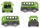 LENA TRUXX Bus Spielzeug-Bus Grün/Grau mit 2 Spielfiguren Bild 1