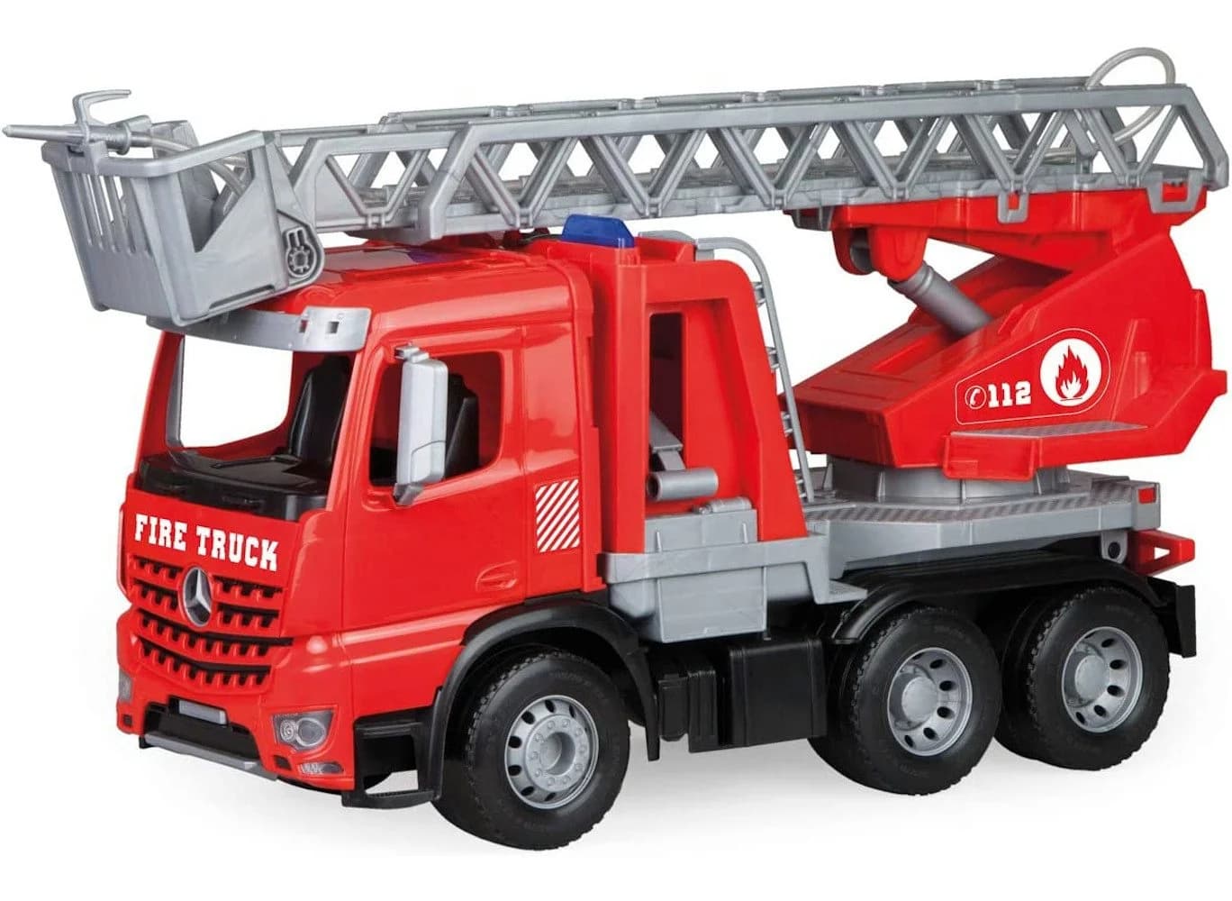 Lena® Spielzeug-Auto Worxx Feuerwehrauto Mercedes-Benz Arocs Rot - Bild 2