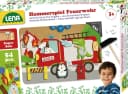 LENA Hammerspiel Feuerwehr Bunt Kinder Spielzeug Bild 2