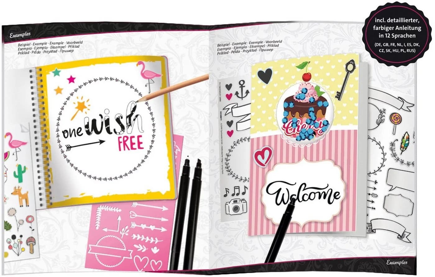 LENA® Kreativset Handlettering-Set, groß - Bild 3