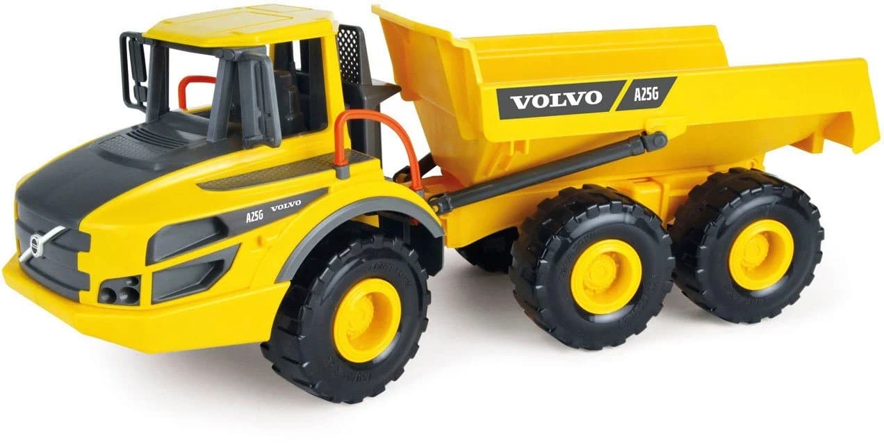 LENA® Spielzeug-Kipper WORXX Volvo A25G 3-Achser Gelb - Bild 2