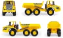 LENA® Spielzeug-Kipper WORXX Volvo A25G 3-Achser Gelb Bild 3