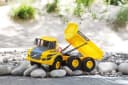 LENA® Spielzeug-Kipper WORXX Volvo A25G 3-Achser Gelb Bild 4