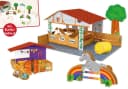 LENA® Kreativset Reiterhof My Pony Eco Bastelset Holz Pappe Bild 1