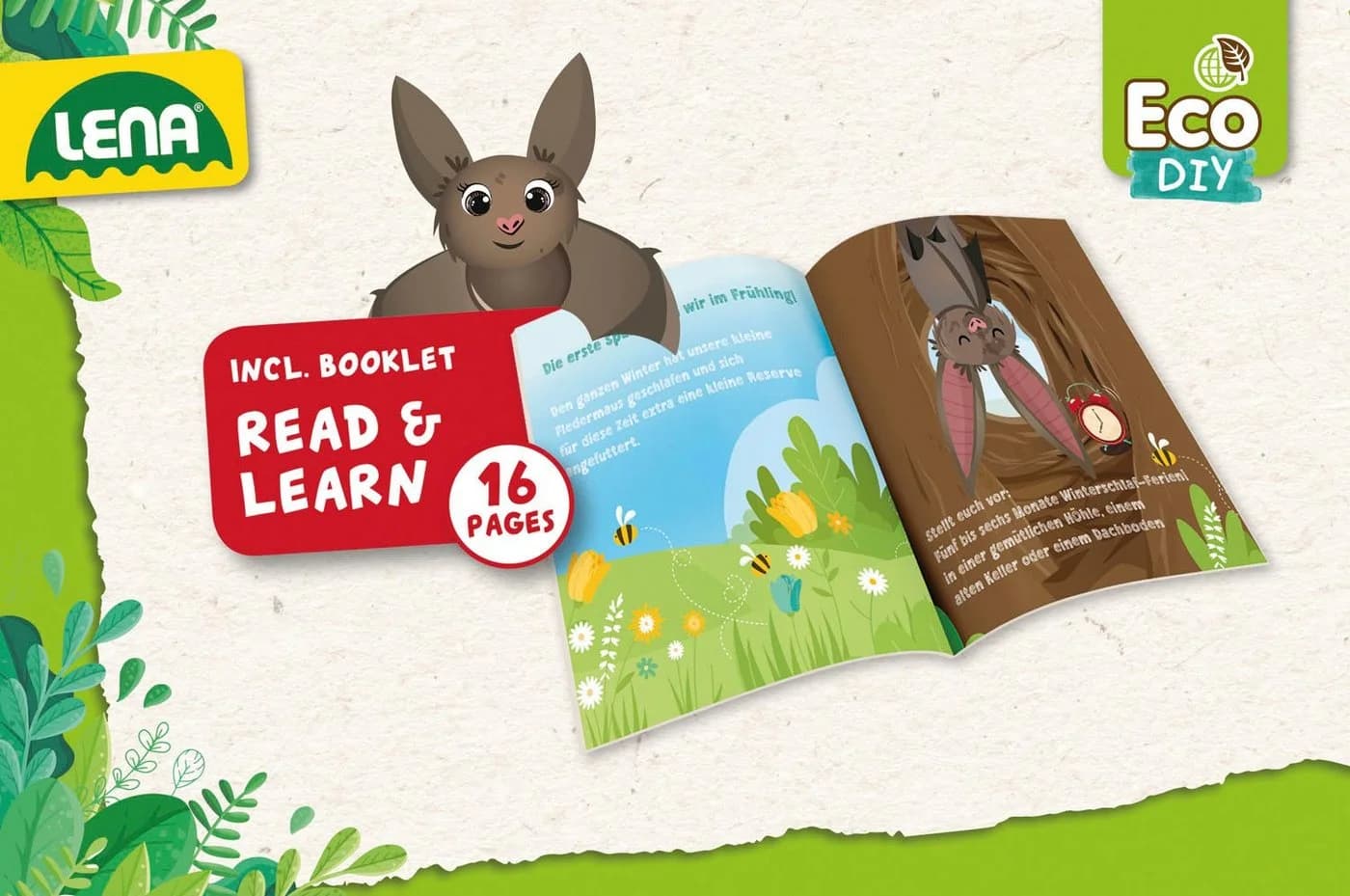 LENA® Kreativset Reiterhof My Pony Eco Bastelset Holz Pappe - Bild 5