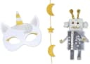 LENA Kreativset Bastelkoffer Gold & Silber - 1.500 Teile Bunt Bild 4