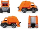 LENA® Spielzeug-Müllwagen TRUXX² inkl. Spielfigur Orange Bild 3