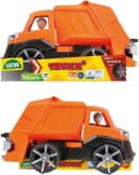 LENA® Spielzeug-Müllwagen TRUXX² inkl. Spielfigur Orange Bild 4