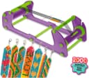LENA® Kreativset Rocailles Perlenwebrahmen Bunt Made in Europe Bild 1