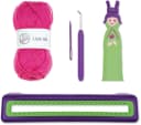 Kreativset LENA Strickset mit Strickliesel Lila Kunststoff Made in Europe Bild 1