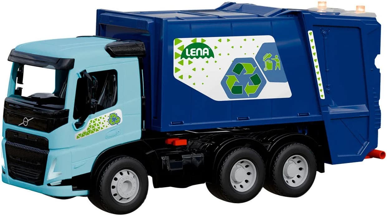 LENA® Spielzeug-Müllwagen WORXX Volvo FMX 3-Achser Bunt