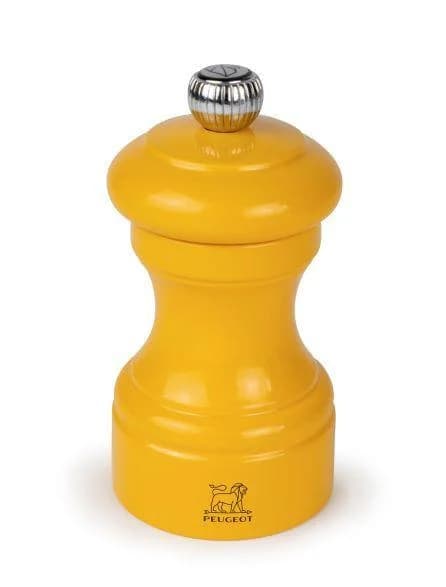 Peugeot Bistro Pfeffermühle 10 cm Safrangelb lackiertes Holz